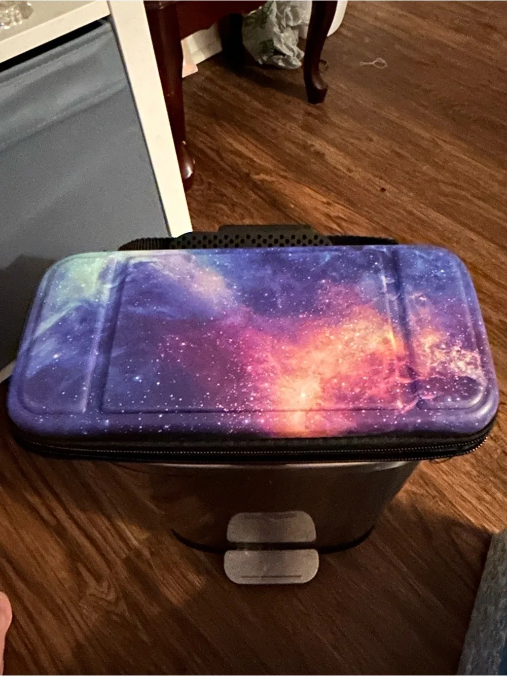 Nintendo Galaxy Print Handheld Console Carry Case - Purple Blue Pink